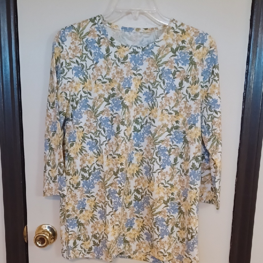 Blair Floral 3/4 Sleeve Top
